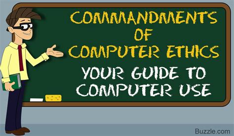 commandments in computer ethics